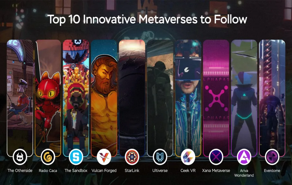 Potansiyelli İnovatif 10 Metaverse Projesi