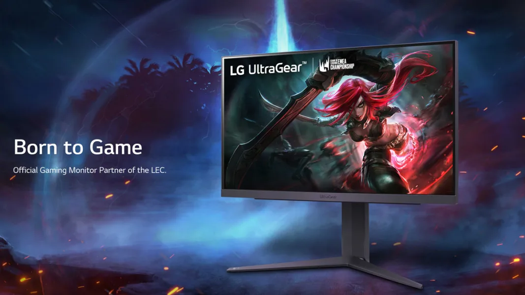 LG UltraGear Oyun Monitörü LEC 2023 Resmi Ekranı