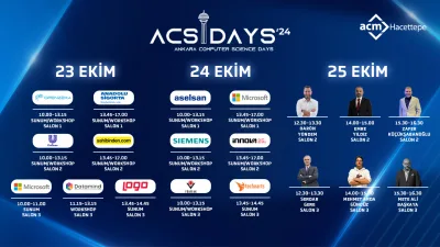 ACM Hacettepe'nin Teknoloji Şöleni ACSDays 2024 Geliyor!
