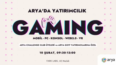 WePlay Ventures'tan Burak Yılmaz, 10 Şubat'ta Arya'da