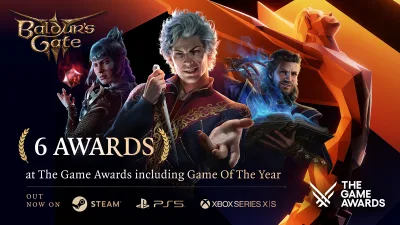 Baldur's Gate 3, The Game Awards 2023 Yılın Oyunu Ödülünü Kazandı