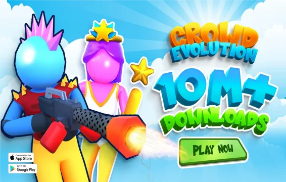 Longhorn Games Oyunu Crowd Evolution 10 milyon İndirmeyi Aştı