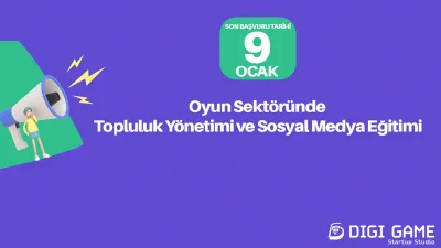 Digi Game Oyun Sektörünün Sosyal Alanı İçin Eğitim Programı Düzenliyor