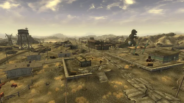 Fallout Dizisinden Yeni Sızıntılar: Novac ve Dinky the T-Rex Görüldü
