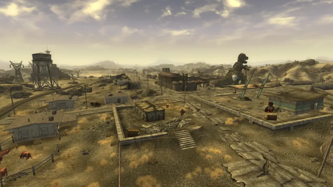Fallout Dizisinden Yeni Sızıntılar: Novac ve Dinky the T-Rex Görüldü