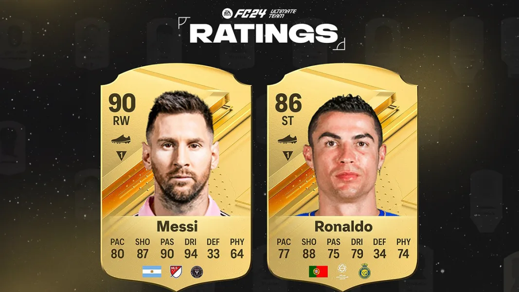 EA Sports FC 24 Messi ve Ronaldo Puanı