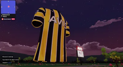 Fenerbahçe Forması Metaverse'de Yapılmış En Büyük Forma Oldu