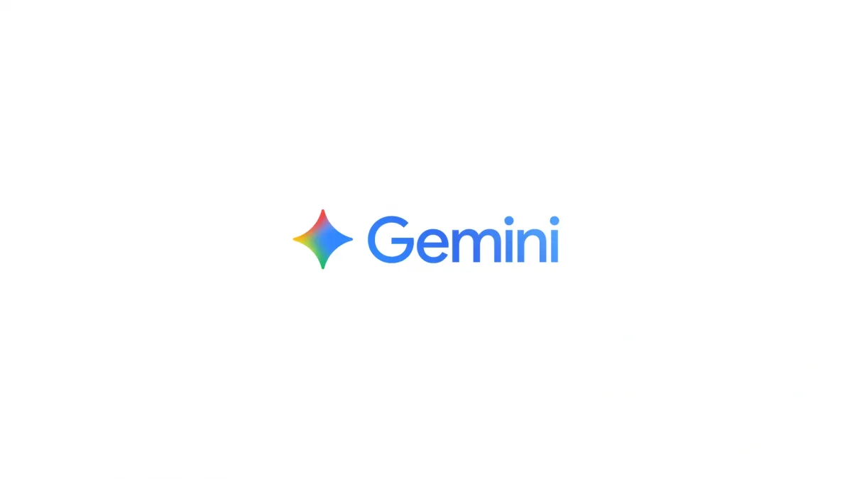 Beyaz zemin üzerinde Gemini logosu