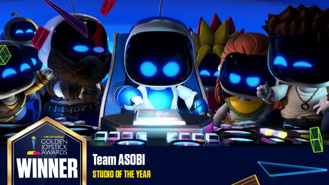 Astro Bot Geliştiricisi, The Golden Joysticks Yılın Stüdyosu Ödülünü Kazandı