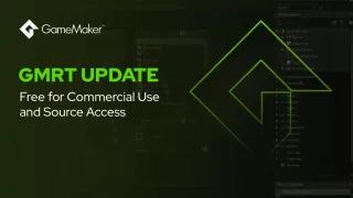 GameMaker’da GMRT ile oyun satmak ücretsiz olacak