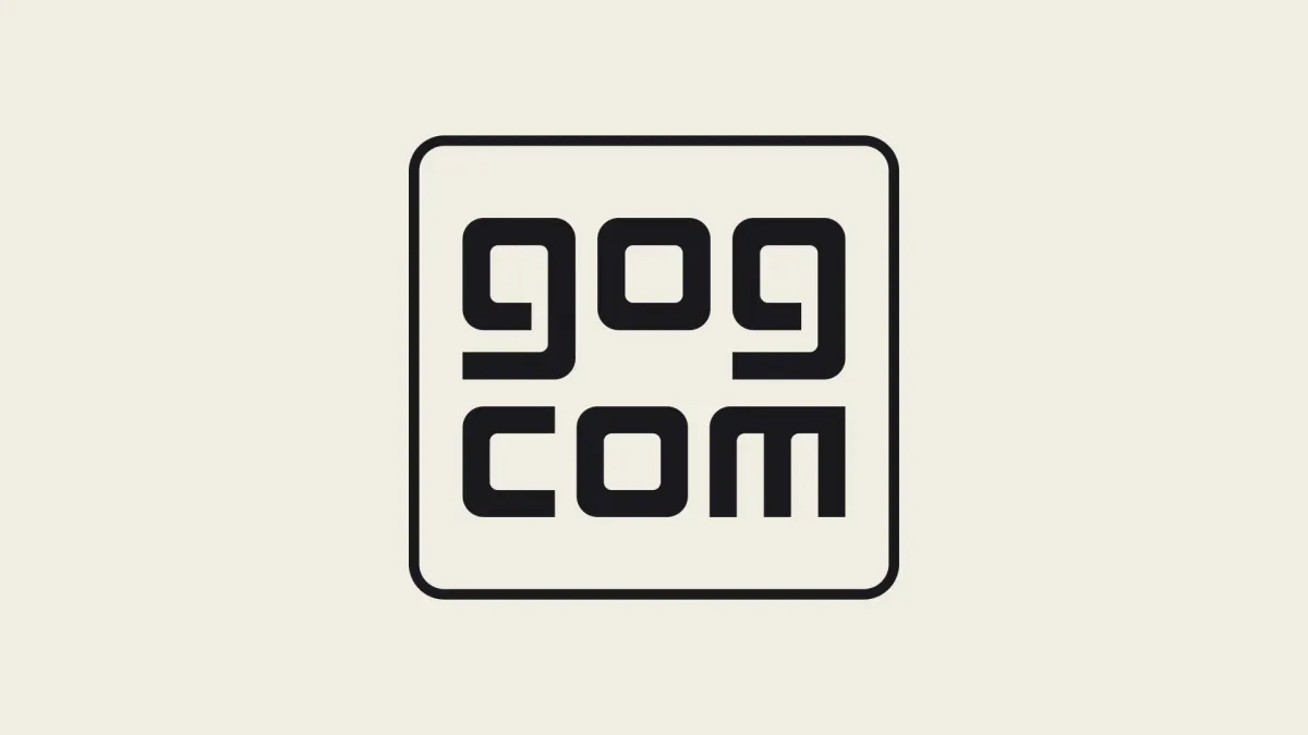 Açık renk zemin üzerinde GOG logosu