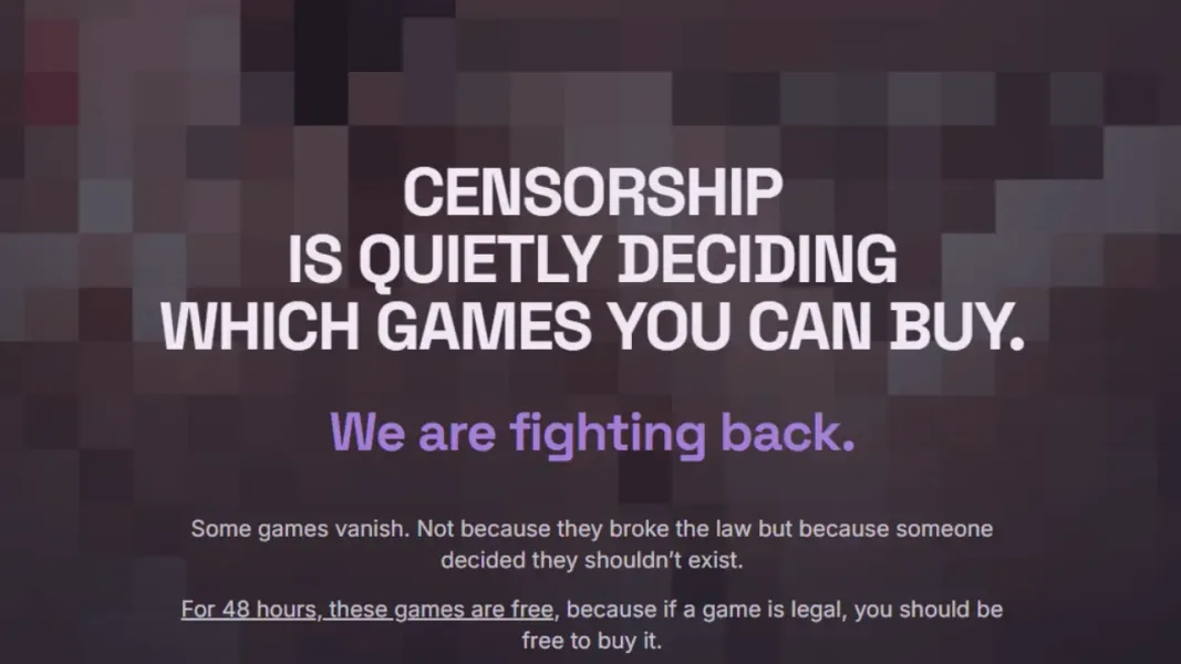 GOG, Yasaklanan 13 Yetişkin Oyunu 48 Saatliğine Ücretsiz Yayınladı
