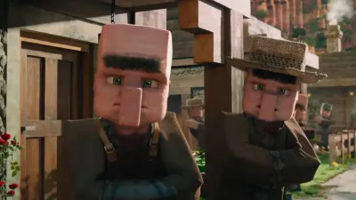 Minecraft Filminin Köylüleri: İğrenç Tasvir Göz Kamaştırıyor