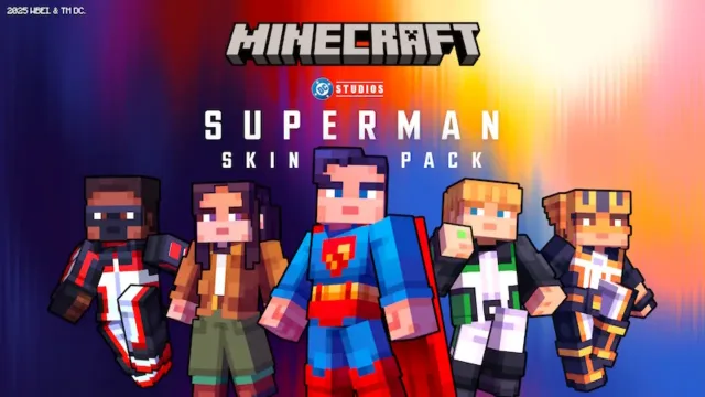 Minecraft'tan Yeni Superman Filmine Özel Ücretsiz Skin Paketi