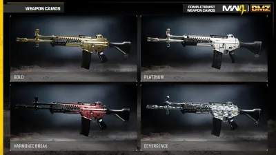 MW4 kamuflaj rehberi: Gold'dan Divergence'a ilerleme rotası