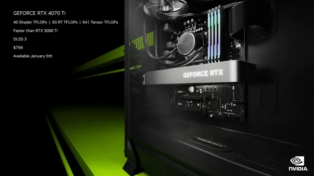 Nvidia GeForce RTX 4070 Ti Yarın Çıkıyor (5 Ocak)