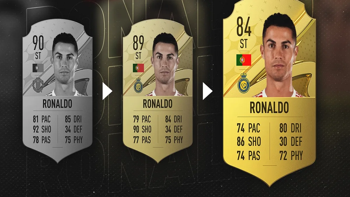 Cristiano Ronaldo FIFA 23 Puanları Düşürüldü