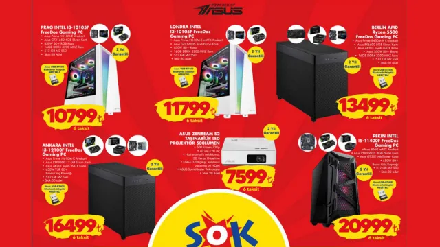ŞOK'tan Oyun Bilgisayarları Satışı için Özel Katalog