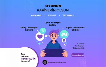 The Game Circle Oyun Geliştirme Yaz Kampı 3. Dönem Başvuruları Devam Ediyor