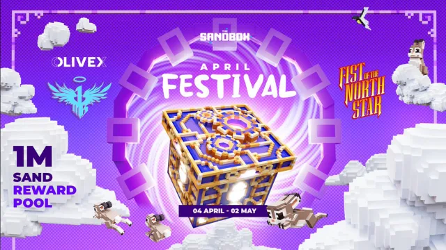 The Sandbox, 1 Milyon SAND Ödül Havuzlu Nisan Festivalini Duyurdu