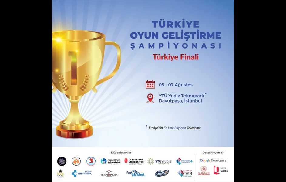 Türkiye Oyun Geliştirme Şampiyonası Finali YTÜ Yıldız Teknopark'ta