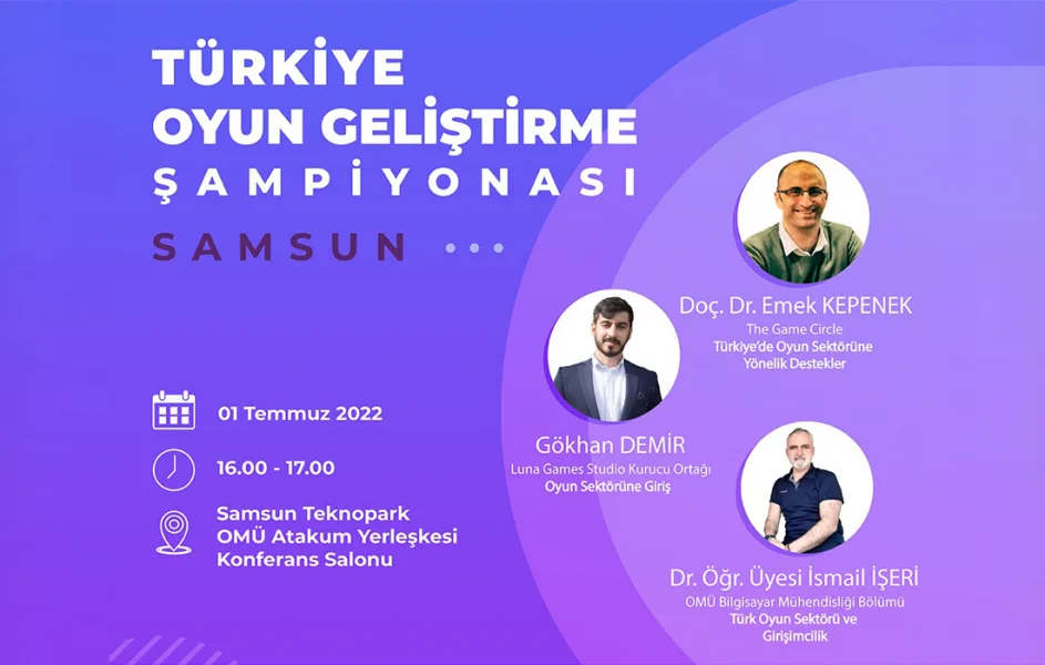 Türkiye Oyun Geliştirme Şampiyonası Yarı Finalleri Bu Hafta Samsun'da