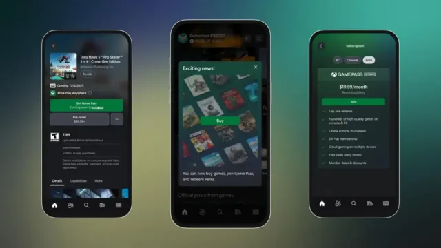 Xbox Mobil Uygulamasına Oyun Satın Alma Özelliği Geliyor