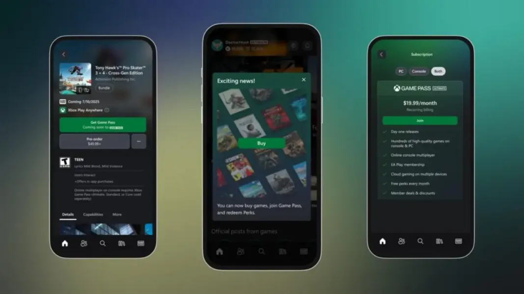 Xbox Mobil Uygulamasına Oyun Satın Alma Özelliği Geliyor