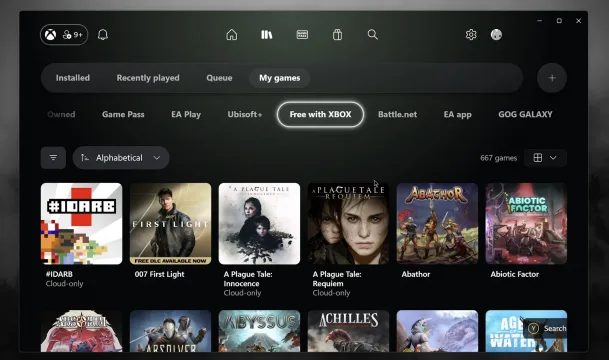 Xbox'ın yeni PC arayüzüne ilk bakış: Hız ve sade menüler