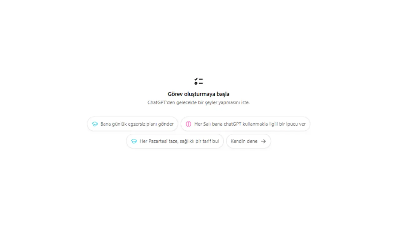 ChatGPT Görevler