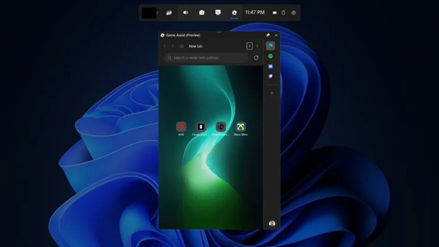 Microsoft Edge Game Assist