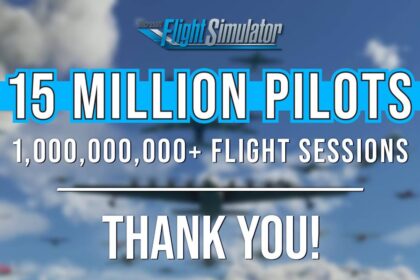 Microsoft Flight Simulator 15 Milyon