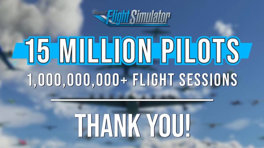 Microsoft Flight Simulator 15 Milyon
