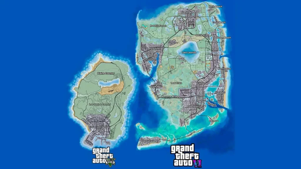 GTA 5 - GTA 6 Haritaları
