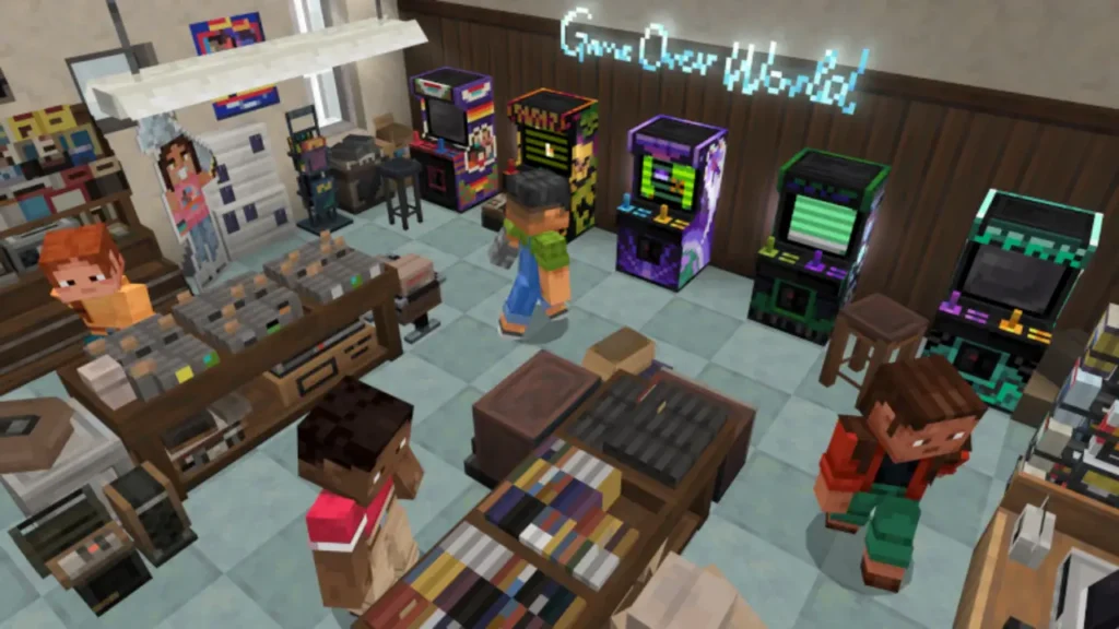 Minecraft Film Arcade DLC
