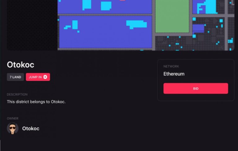 Otokoç Decentraland