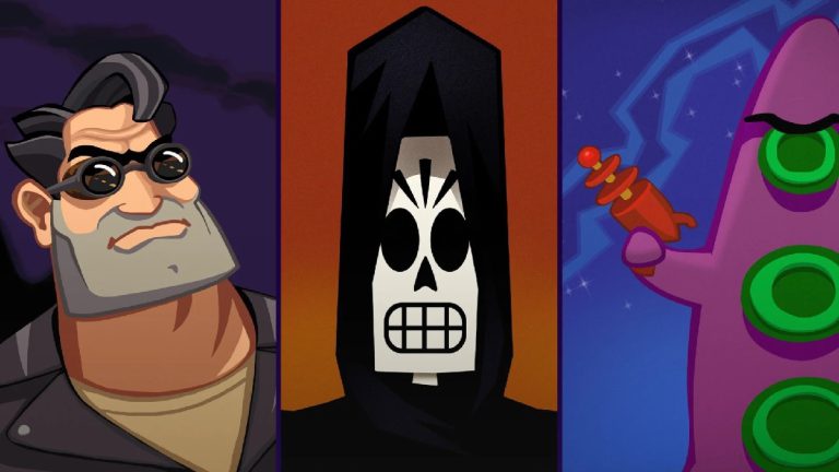 Full Throttle - Day of the Tentacle - Grim Fandango